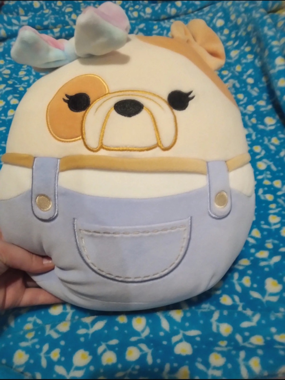 Squishmallows Davitta Purple White Pink Tag Plush